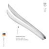 triangle Gourmet Tweezers - Stainless Steel Culinary Tongs for Serving & Plating - Dishwasher Safe - Made in Germany view 2