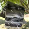 Authentic Mexican Falsa Blanket Perfect for Yoga,Beach, Camping,Picnic, Car seat Cover, Home Throw Decor(Pastel Green) view 3