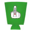 2021 Middle Finger Pint Glass Coolie (Bright Green, 1) view 2
