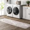 nuLOOM Layna Machine Washable Distressed Vintage Runner Rug, 2' 6" x 8', Light Grey, Rectangular, 0.15" Thick view 1