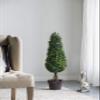 A&B Home 35" Artificial Spiral Boxwood Topiary Tree Potted Indoor or Outdoor House Decoration view 4