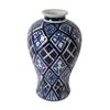 A&B Home 13" Porcelain Blue and White Tall Vase Hand Painted Glazed Ceramic Jar Home Decoration Asian Decor Centerpiece Urn view 1