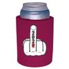 2021 Middle Finger Thick Foam Can Coolie (Fuchsia, 2 Pack) view 1