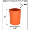 2021 Middle Finger Thick Foam Can Coolie (Fuchsia, 2 Pack) view 4