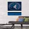 Trends International NBA Minnesota Timberwolves - Logo 20 Wall Poster, 34L x 22.4W, Premium Poster & Mount Bundle view 2