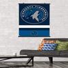 Trends International NBA Minnesota Timberwolves - Logo 20 Wall Poster, 34L x 22.4W, Premium Poster & Clip Bundle view 2