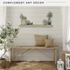 MCS Natural Woodgrain Floating Shelf, 36 Inch x 4 Inch, 36 x 4 view 3