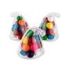 Hammont Elf Hat Shaped Acrylic Candy Boxes - 12 Pack - 2.16"x2.95" - Perfect for Weddings, Birthdays, Party Favors and Gifts | Designer Cute Clear Lucite Plastic Treat Containers view 2