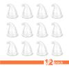 Hammont Elf Hat Shaped Acrylic Candy Boxes - 12 Pack - 2.16"x2.95" - Perfect for Weddings, Birthdays, Party Favors and Gifts | Designer Cute Clear Lucite Plastic Treat Containers view 3