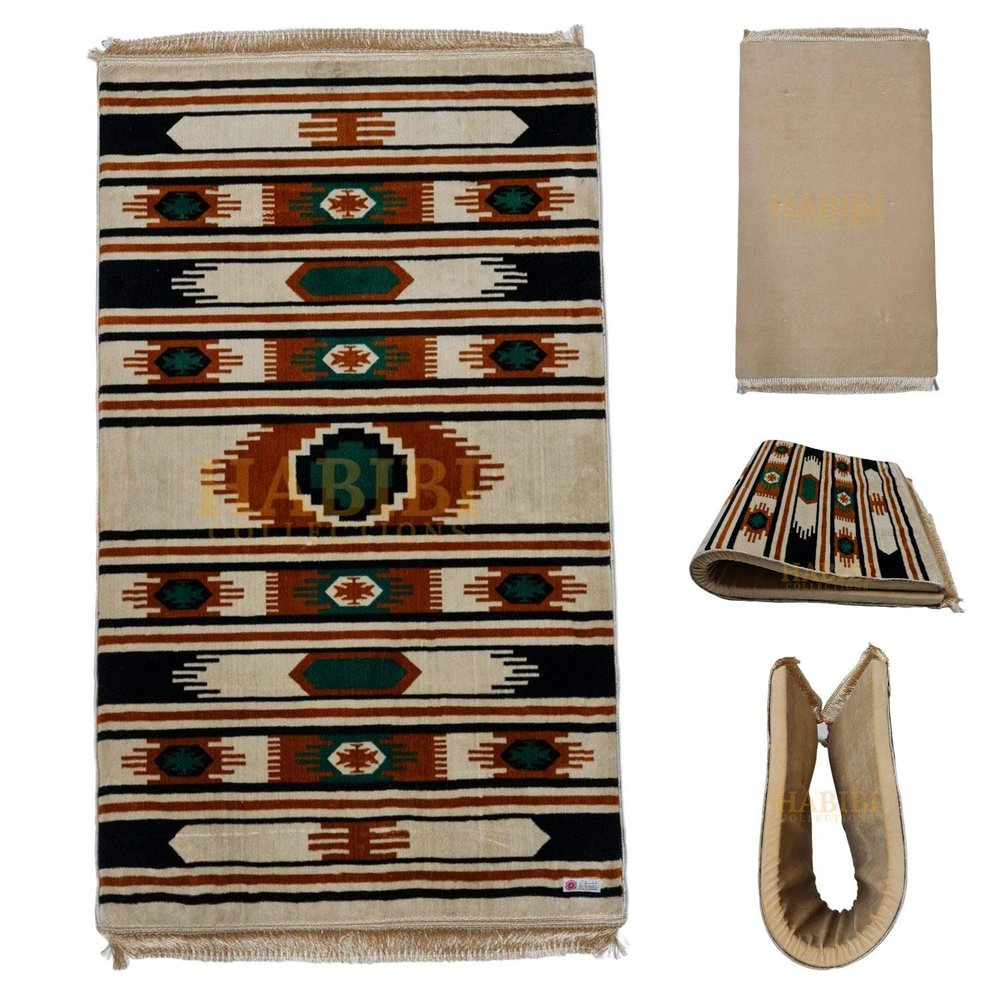 1.2" Thick Memory Foam Islamic Prayer Mat Saudi Arabia Minwal