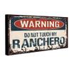 Brotherhood Compatible with Warning Do Not Touch My Ranchero Rusty Grunge Old Antique Design Key Hanger Organizer Wall Mount Rack for Holders The Home Keys Ring Decorative Hangers Decor Hook Holder view 1