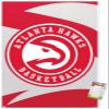 Trends International NBA Atlanta Hawks - Logo 20 Wall Poster, 34L x 22.4W, Premium Poster & Mount Bundle view 1