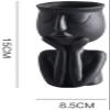 2 Pieces Character Portrait Flowers Pot Resin Succulent Flowers Pot Abstract Face Flowers Pot Household Desktop Vase view 3