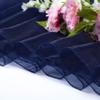 MDS Pack of 5 Wedding 27 x 170 inches Long Sheer Organza Table Runner for Wedding Banquets Decorations Birthday Parties, Engagements, Rustic Boho for 14 Ft Table Runners -Navy Blue view 4
