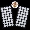 Zonon 64 Pieces Synthetic Filter Paper Stickers 20 mm 0.3 mm Synthetic Filter Disc Tape Mushroom Applied Under Mason Jar for Mushroom Cultivation view 1