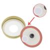 Zonon 64 Pieces Synthetic Filter Paper Stickers 20 mm 0.3 mm Synthetic Filter Disc Tape Mushroom Applied Under Mason Jar for Mushroom Cultivation view 4