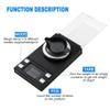 UNIWEIGH Milligram Scale 50g/0.001g,Precision MG Scale for Powder Medicine view 3