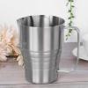 30 Oz/900ml Milk Frothing Pitcher, Stainless Steel Milk Frother Cup Espresso Steaming Pitcher Coffee Milk Pitcher for Foamed Milk, Espresso Cappuccino, Latte Art view 4