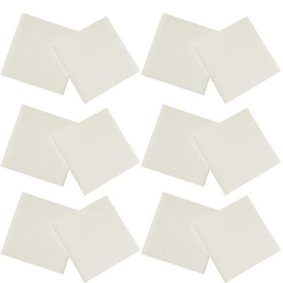 Cabilock Grease Proof Pizza Paper Pads 100 Sheets 8 Inches Corrugated Paper Mats for Home Commercial Use