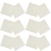 Cabilock Grease Proof Pizza Paper Pads 100 Sheets 8 Inches Corrugated Paper Mats for Home Commercial Use view 1