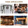5pcs Wooden Welcome Cutout, Welcome Letters for Wood Sign, for Home Porch Restaurant Bar Decor 14.56 Inch Durable Wall Hanging Ornament view 3