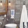 White ABS Plastic Foaming Soap Drip Tray for Bathroom Stations view 2