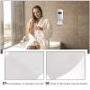 White ABS Plastic Foaming Soap Drip Tray for Bathroom Stations view 3