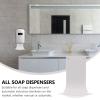 White ABS Plastic Foaming Soap Drip Tray for Bathroom Stations view 4