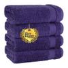Cotton Paradise Hand Towels for Bathroom, 100% Cotton Turkish 4 Piece Hand Towel Set, Soft Absorbent Face Towels, Purple Hand Towels view 1