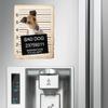 Fox Terrier Dog Mugshot Magnet 4x7 in  Fun and Playful Decor for Refrigerator, Office, Locker, or Car Bumper  Durable and Weather-Resistant  Ideal Gift for Dog Lovers and Unique Decor Enthusiasts view 2