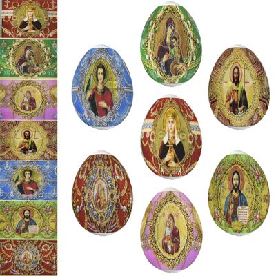 Thermo Heat Shrink Sleeve Decoration Easter Egg Wraps Pysanka Pysanky (Faberge)