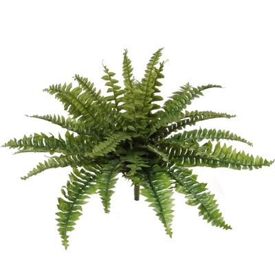 48" Artificial Boston Fern Plant - 48 Realistic Silk Fronds - UV Resistant for Indoor & Outdoor Decor - Perfect for Home, Garden & Office