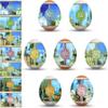 Thermo Heat Shrink Sleeve Decoration Easter Egg Wraps Pysanka Pysanky (Cathedrals) view 1