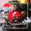Christmas Card - TIS THE SEASON (RED ORNAMENT IN TREE) - Swan River Studios view 1