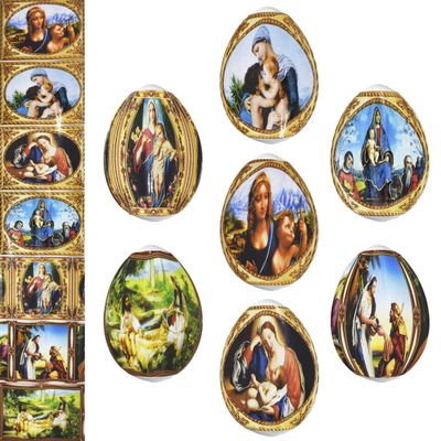Thermo Heat Shrink Sleeve Decoration Easter Egg Wraps Pysanka Pysanky (Christian)