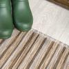 JONATHAN Y Pinstripe Indoor Outdoor Runner Rug 2X8 Brown/Natural, Finn Modern Farmhouse for Backyard, Patio, Porch, Easy-Cleaning, High Traffic, Pet-Friendly, Non-Shedding (TSN102B-28) view 3