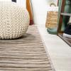 JONATHAN Y Pinstripe Indoor Outdoor Runner Rug 2X8 Brown/Natural, Finn Modern Farmhouse for Backyard, Patio, Porch, Easy-Cleaning, High Traffic, Pet-Friendly, Non-Shedding (TSN102B-28) view 4