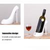 Qioniky Wine Bottle Holder, Holder Shelf Gifts High-Heeled Shoes Wine Rack Display Rack Wine Organizer Wine Rack, Wine Lovers Home Kitchen Decor for Decor Bar(White) view 4