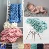 Daoyuan Knitted Blanket,Chunky Knit Blanket,Handmade Wool Pet Bed Chair Sofa Super Big Arm Thick Thread Blanket,Beautiful Home Decoration Ideal as a Gift Idea view 3