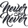 Badger Steel USA - Never Say Never - Metal Wall Art - 26" X 23.7" - Black view 4