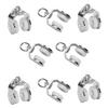 Yinpecly Curtain Track Rollers 16mm/0.63" Dia, Plastic Drapery Rail Sliding Glider for Windows Shower Curtain Tracks, White 50 Pcs view 1