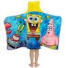 Franco Kids Bath and Beach Soft Cotton Terry Hooded Towel Wrap, 24 in x 50 in, SpongeBob SquarePants view 3