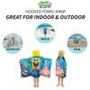 Franco Kids Bath and Beach Soft Cotton Terry Hooded Towel Wrap, 24 in x 50 in, SpongeBob SquarePants view 4