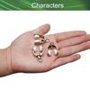 Yinpecly 20Pcs Curtain Track Rollers Stainless Steel Frame Twin Wheeled Carriers Drapery Rail Sliding Glider for Windows Shower Curtain Tracks 0.43" Dia view 3
