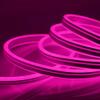 XUNATA LED Neon Light, Dimmable AC 110-120V Flexible LED Neon Strip Lights, 120 LEDs/M, 59ft/18m Waterproof 2835 SMD LED Rope Light + Remote Controller for Party Decoration(Pink) view 2
