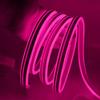 XUNATA LED Neon Light, Dimmable AC 110-120V Flexible LED Neon Strip Lights, 120 LEDs/M, 59ft/18m Waterproof 2835 SMD LED Rope Light + Remote Controller for Party Decoration(Pink) view 3