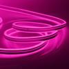 XUNATA LED Neon Light, Dimmable AC 110-120V Flexible LED Neon Strip Lights, 120 LEDs/M, 59ft/18m Waterproof 2835 SMD LED Rope Light + Remote Controller for Party Decoration(Pink) view 4