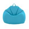 WXFN Classic Sofa Chair Cover, Made of Thick Cotton Linen Fabric for Adults and Children Storage Bean Bag Chair Cover Without Filler,Blue,L view 1