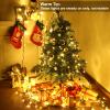 Brizled 33ft 100 LED Christmas Tree Lights - Steady On Only, 5mm Wide Angle, Connectable 120V UL Certified Warm White Lights for Xmas Tree, Party, Indoor/Outdoor view 2