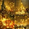 Brizled 33ft 100 LED Christmas Tree Lights - Steady On Only, 5mm Wide Angle, Connectable 120V UL Certified Warm White Lights for Xmas Tree, Party, Indoor/Outdoor view 4